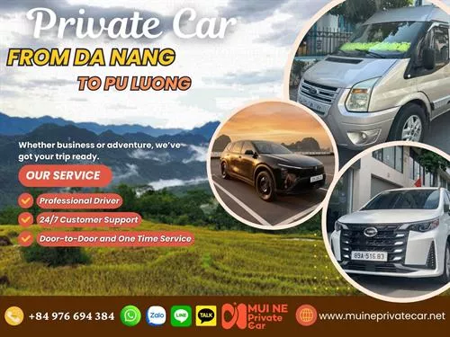 Private Car From Da Nang To Pu Luong